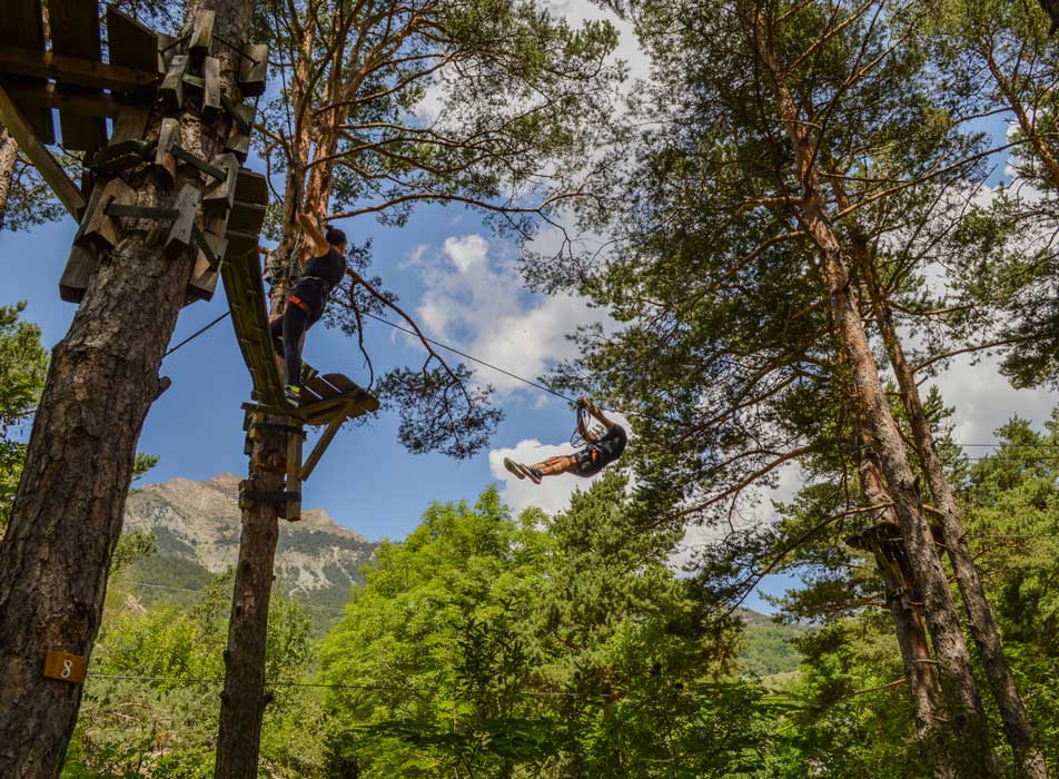 accrobranche barcelonnette - jungle parc barcelonnette