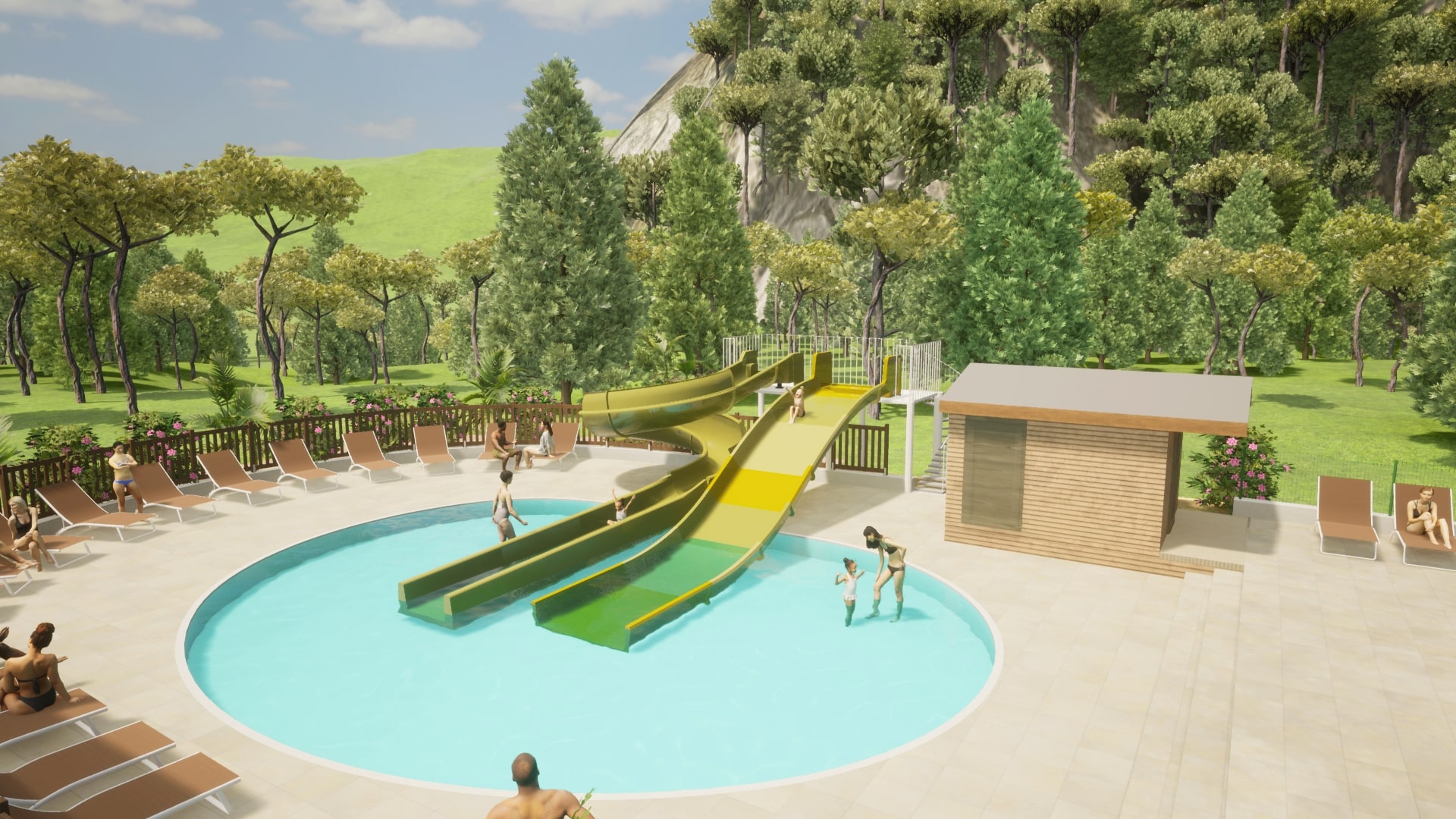 camping piscine barcelonnette