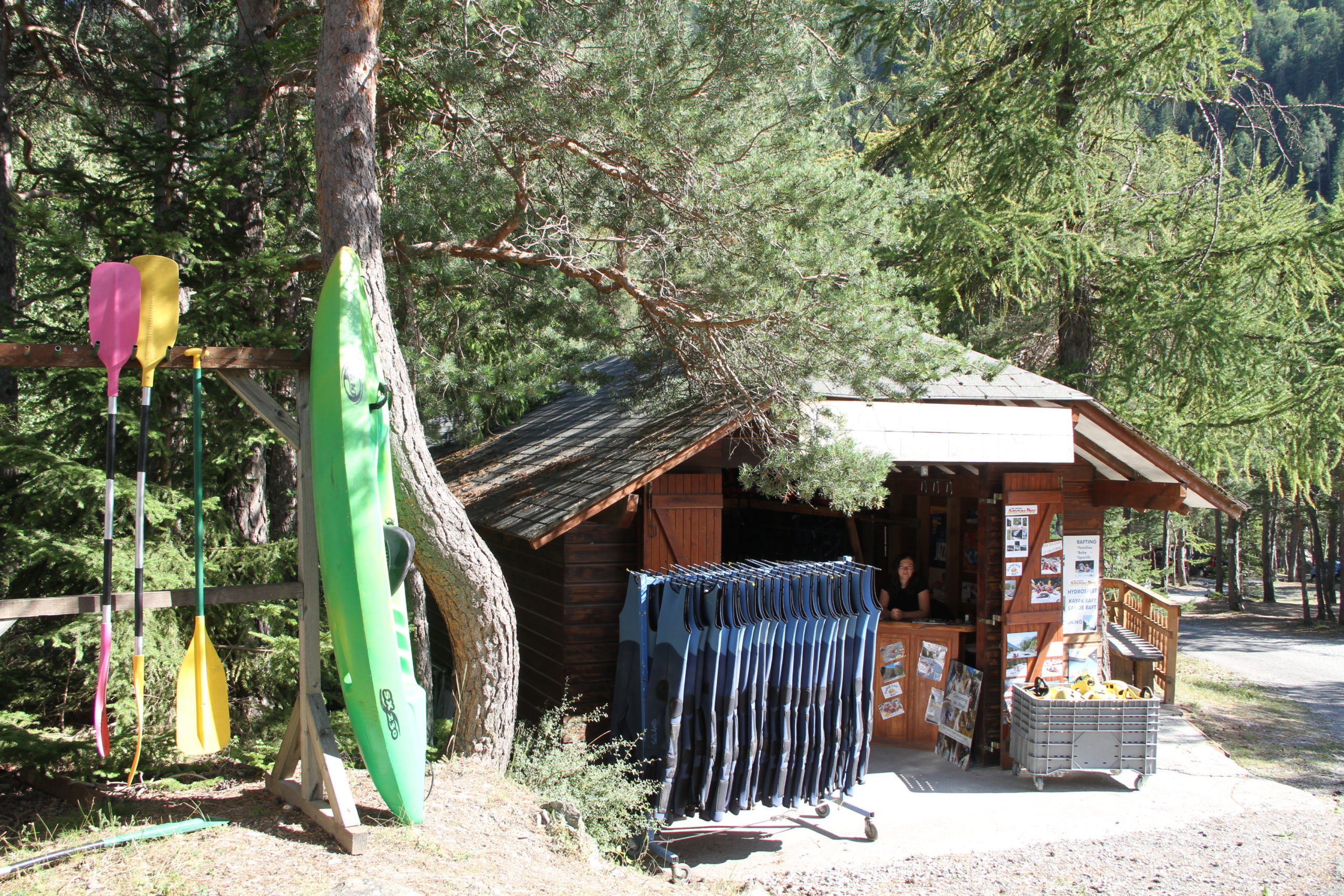 camping rafting ubaye