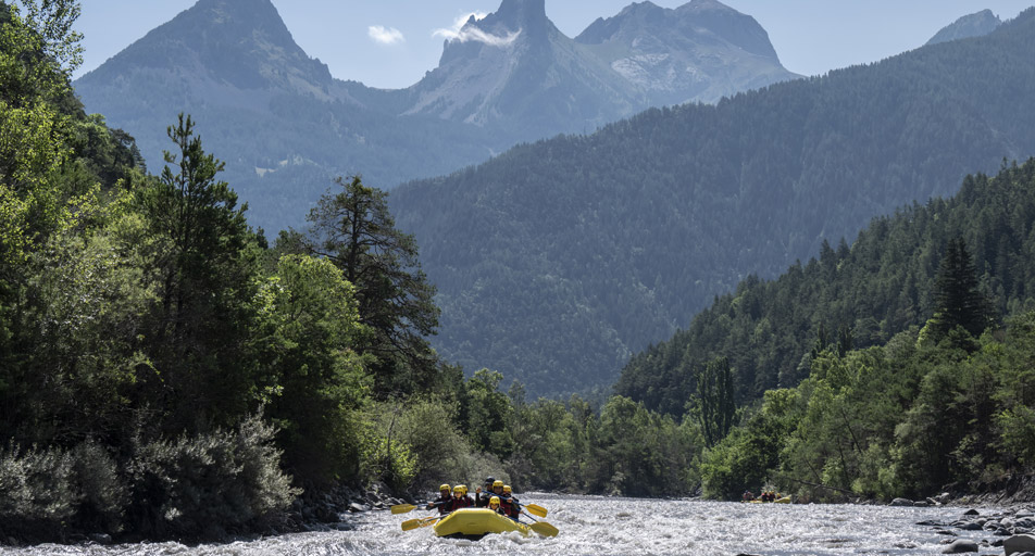 camping ubaye rafting
