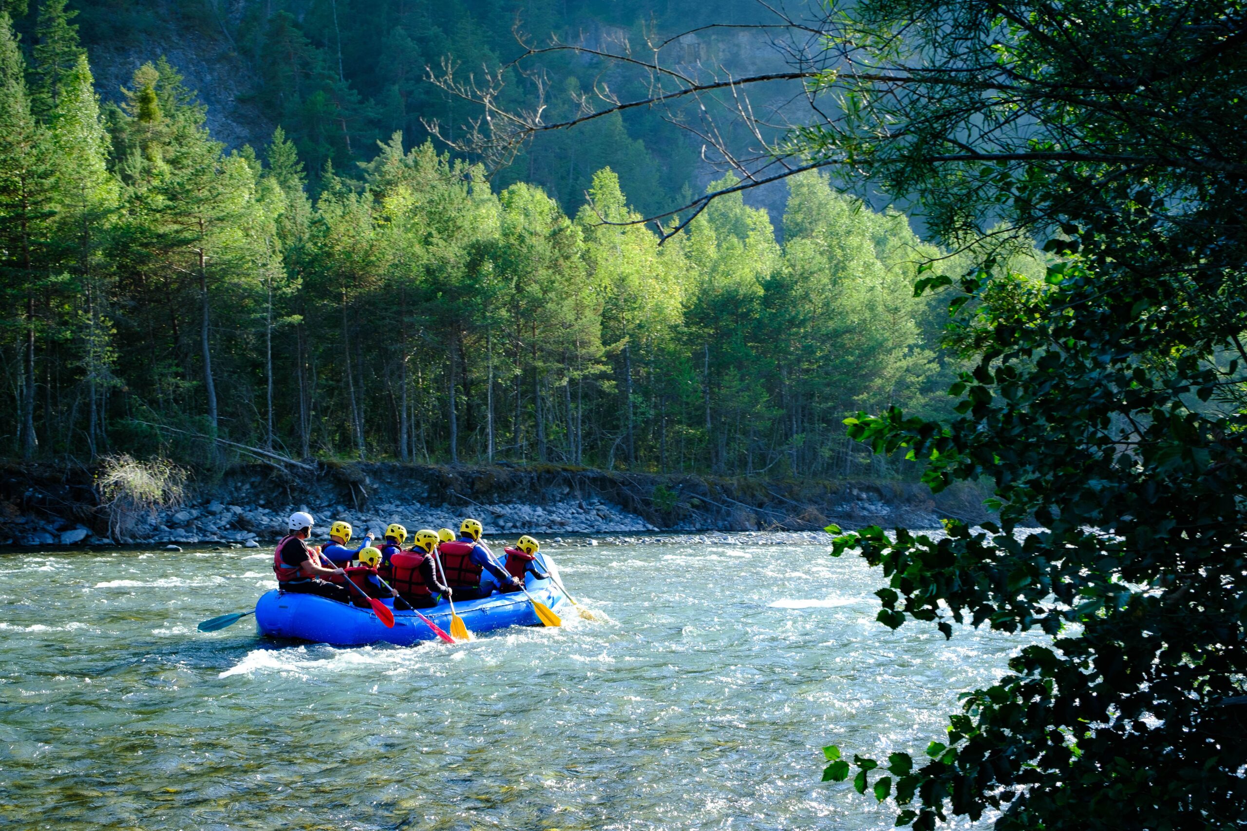 Camping rafting ubaye